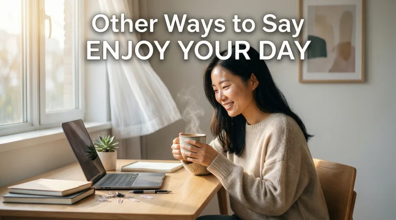 other ways to say enjoy your day