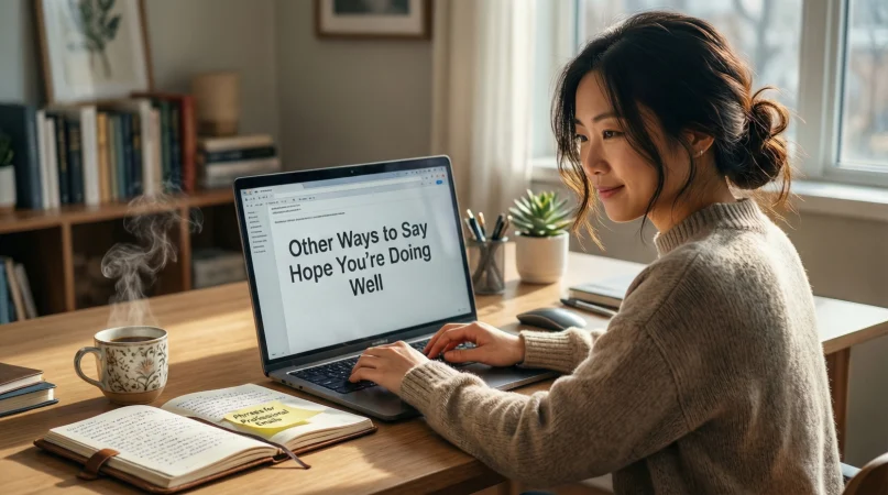 other ways to say hope you’re doing well