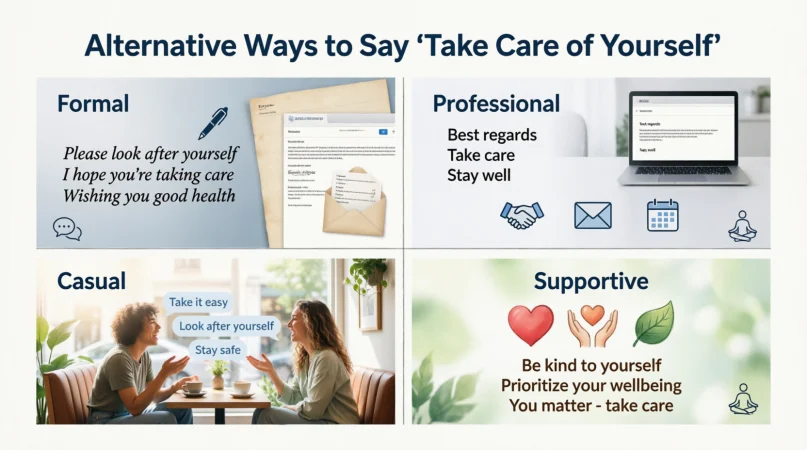Other Ways to Say “Take Care of Yourself” With Examples
