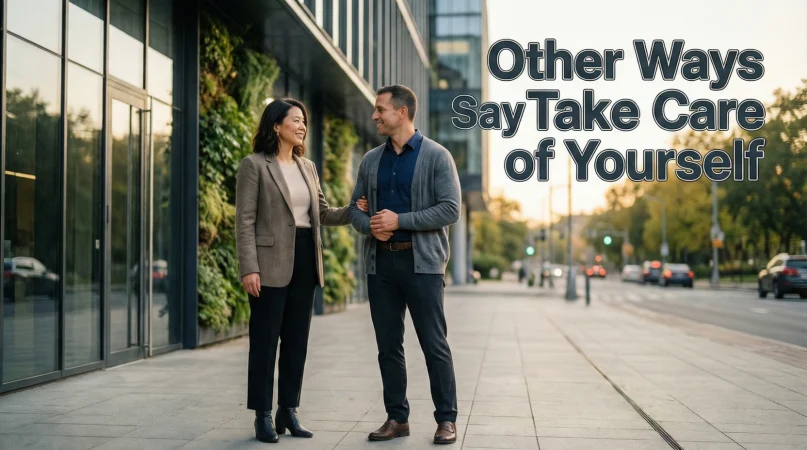 other ways to say take care of yourself