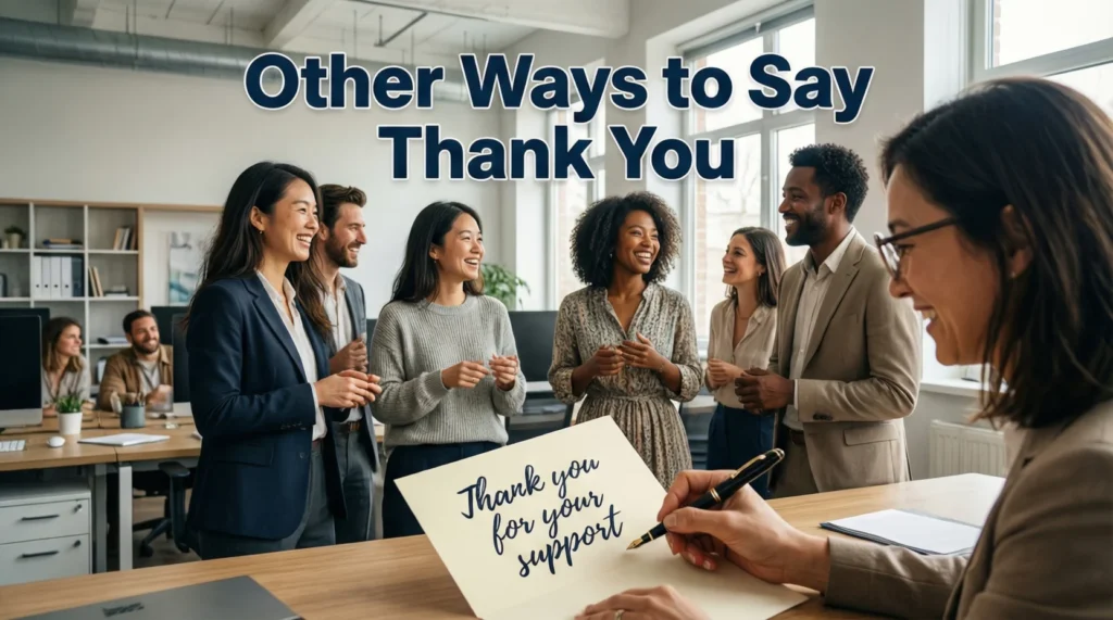other ways to say thank you