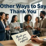 other ways to say thank you