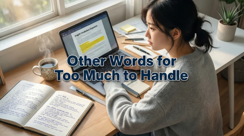 other words for too much to handle