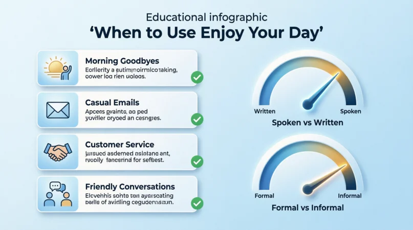 When to Use “Enjoy Your Day”