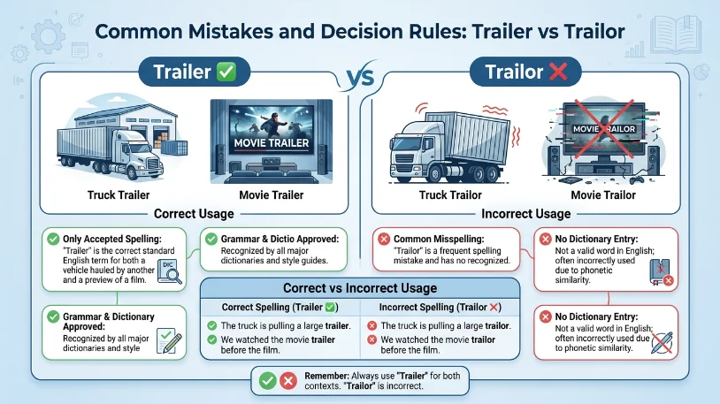 Common Mistakes and Decision Rules