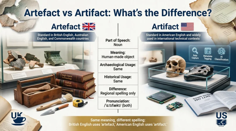 Artefact vs Artifact: What's the Difference?