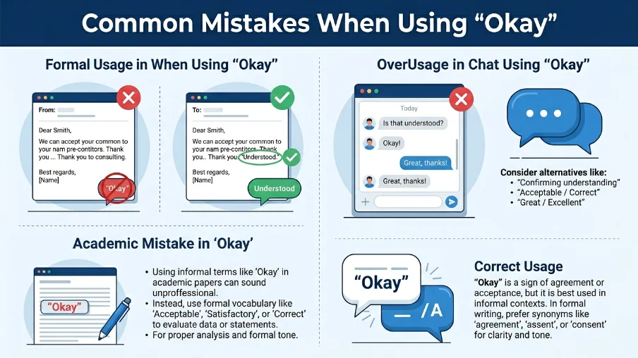Common Mistakes When Using “Okay”