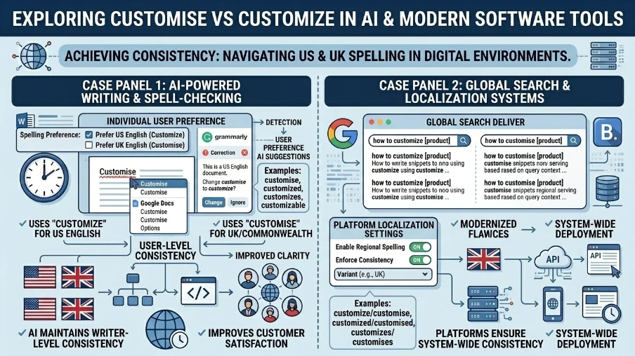 Customise and Customize in Modern Technology and AI Tools