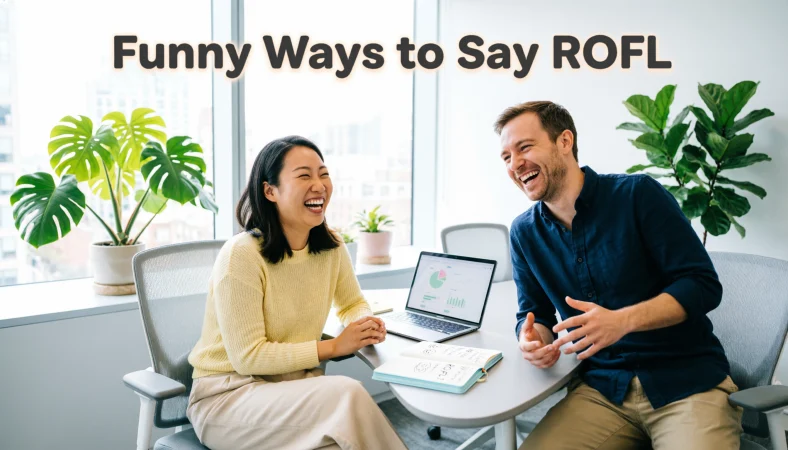 funny ways to say ROFL