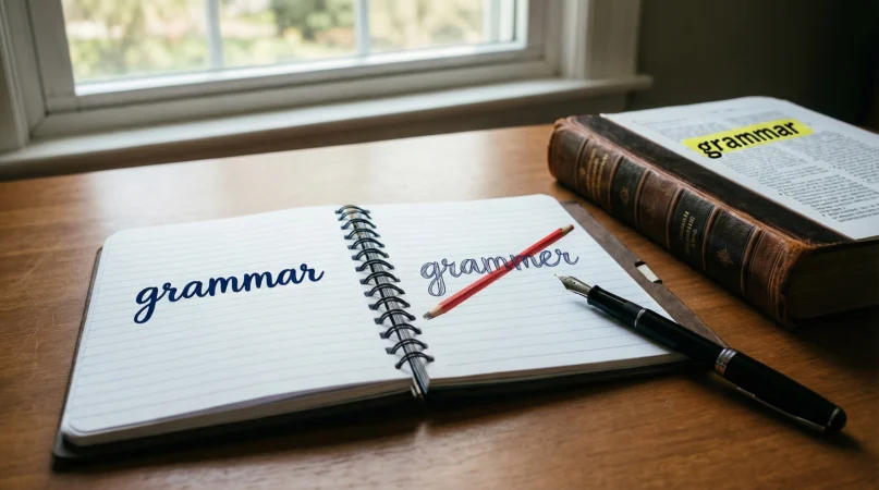 grammar or grammer