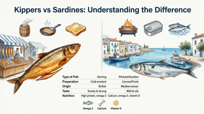 Is Kippers vs Sardines a Grammar, Vocabulary or Usage Issue?