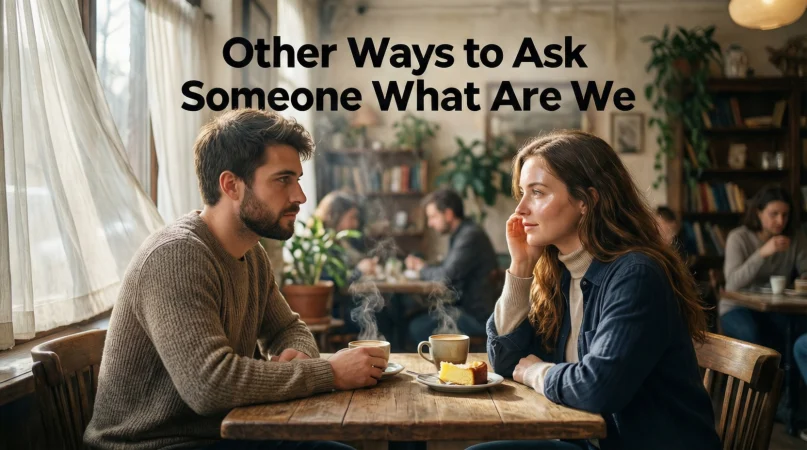 other ways to ask someone what are we