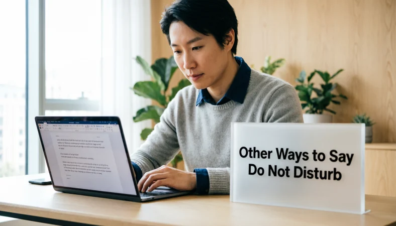 other words for do not disturb