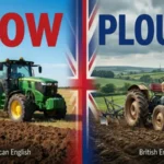 plow vs plough