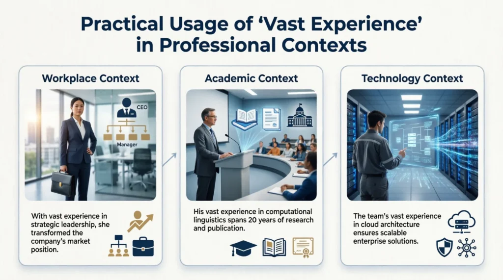 Practical Usage of Vast Experience