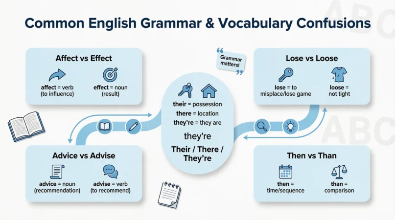 Related Grammar Confusions You Should Master