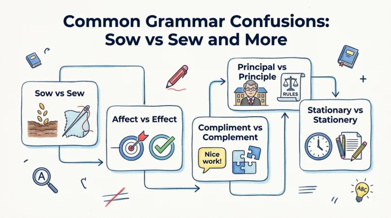 Related Grammar Confusions You Should Master
