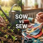 sow vs sew