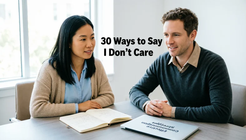 ways to say I don’t care