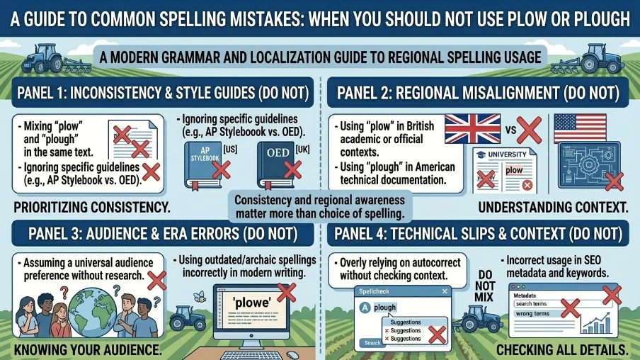 When You Should NOT Use Plow or Plough
