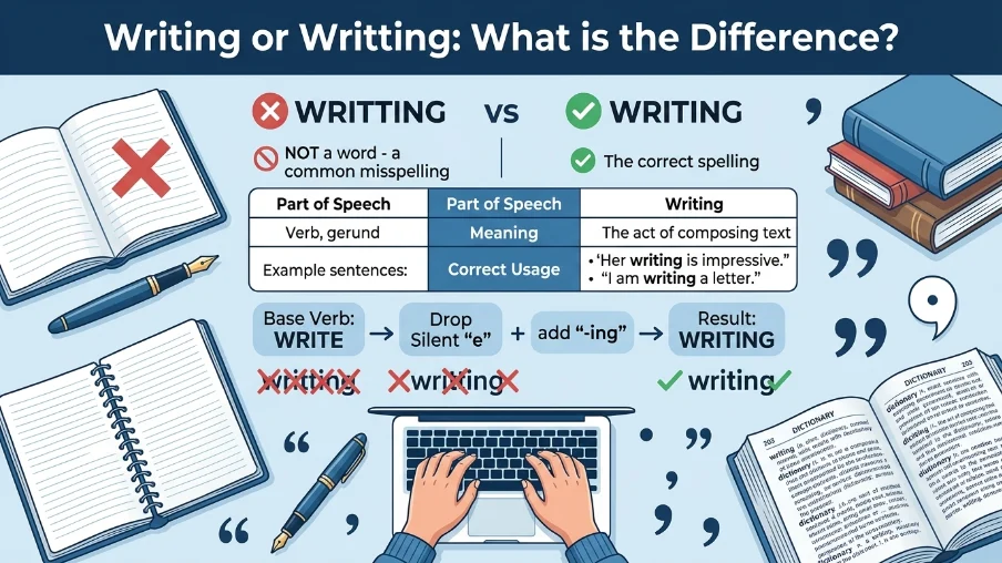 Writing or Writting: What is the Difference?