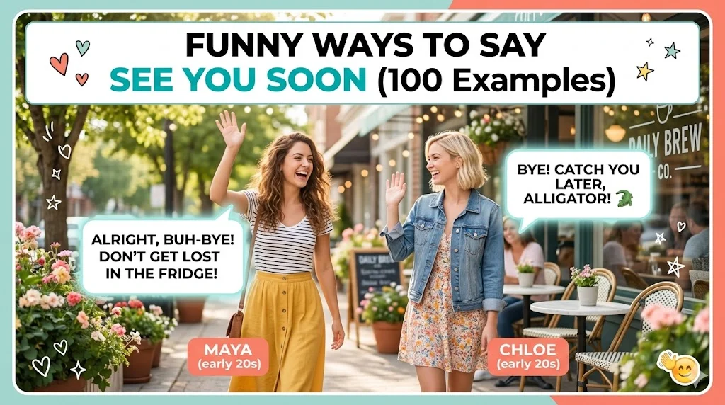 funny ways to say see you soon