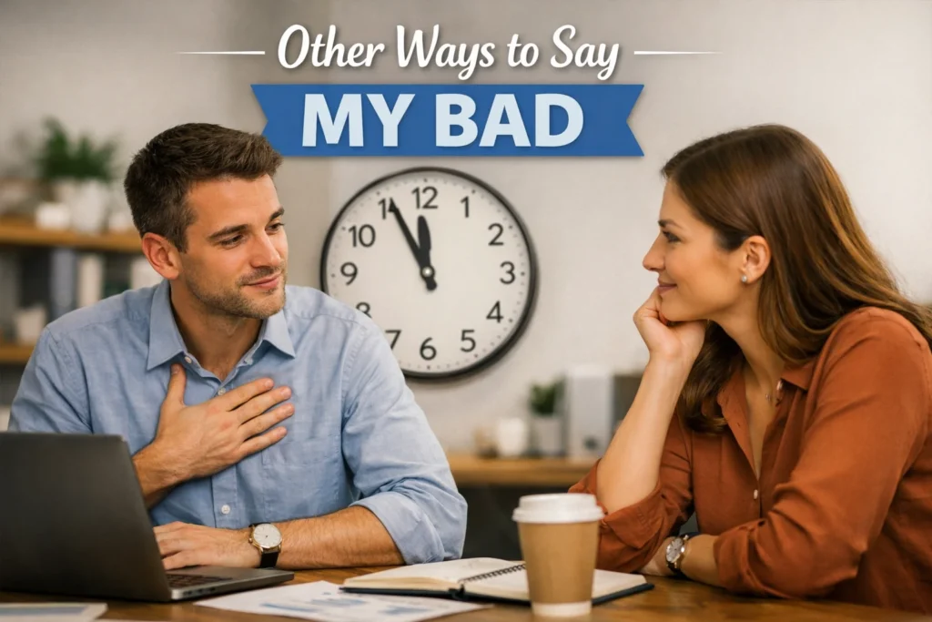 other ways to say my bad