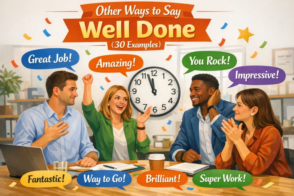 other ways to say well done