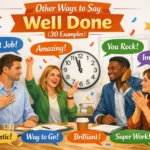 other ways to say well done
