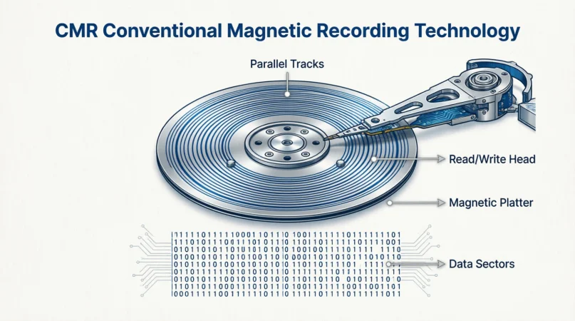 What Is CMR (Conventional Magnetic Recording)