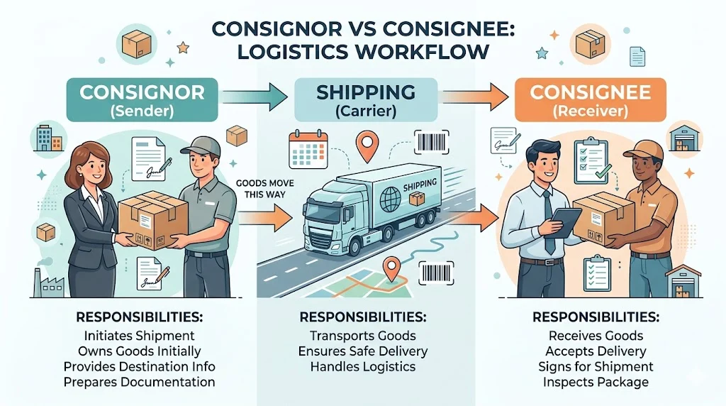 consignor vs consignee