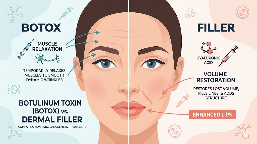 filler vs botox