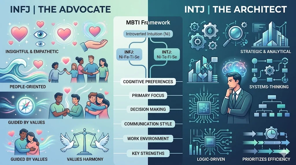 infj vs intj