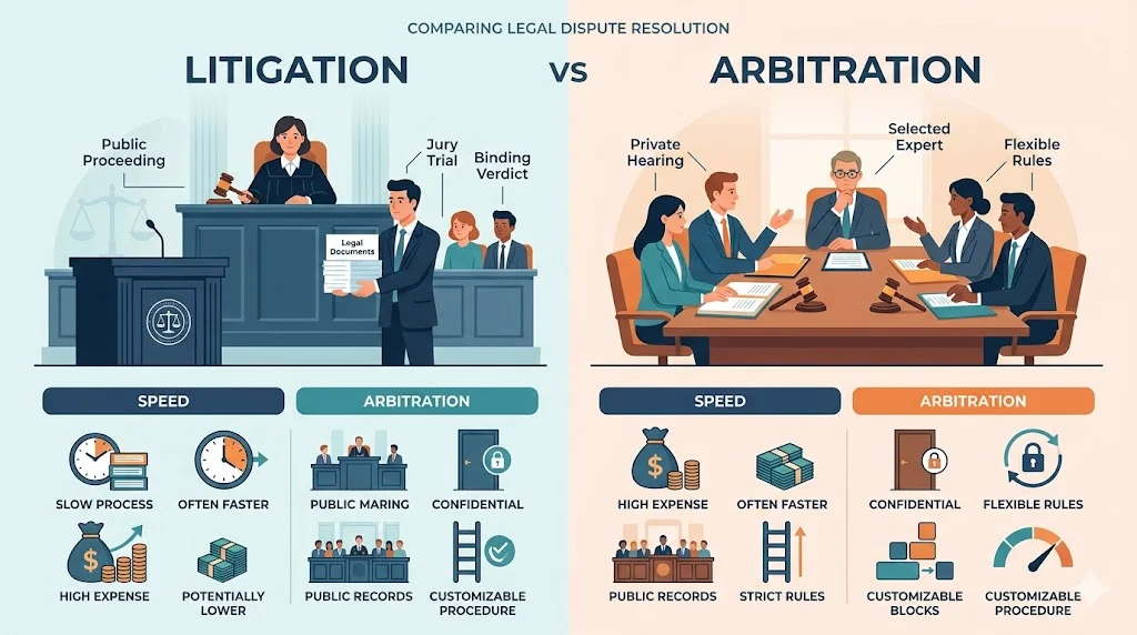 litigation vs arbitration