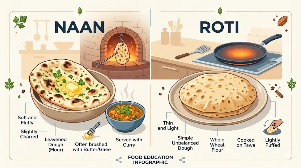 naan vs roti