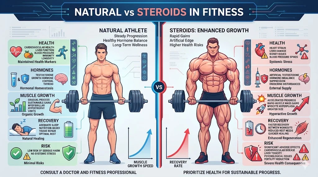 natural vs steroids
