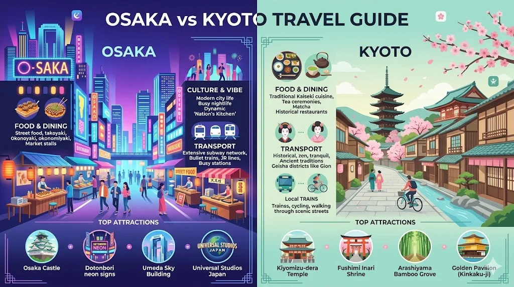 osaka vs kyoto