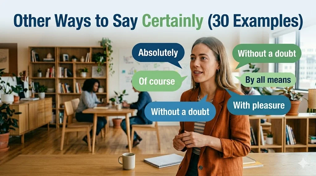 other ways to say certainly