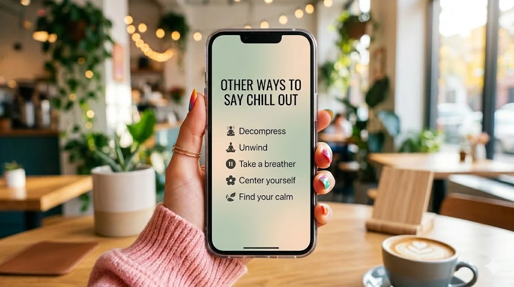 other ways to say chill out