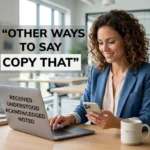 other ways to say copy that