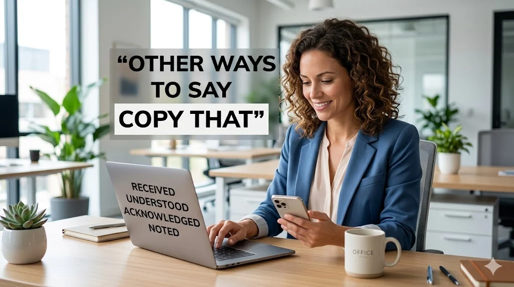 other ways to say copy that