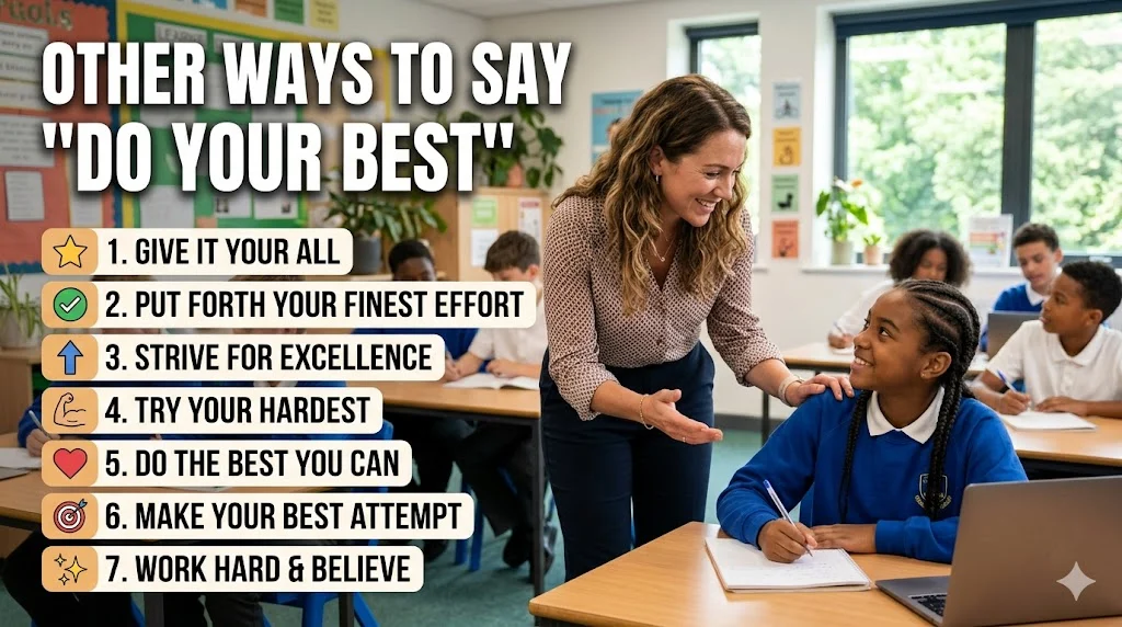 other ways to say do your best
