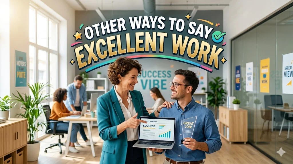 other ways to say excellent work