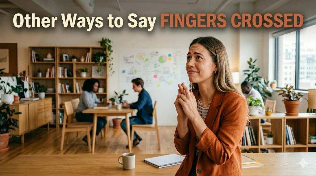 other ways to say fingers crossed