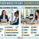 other ways to say sounds good