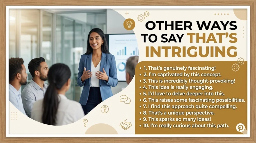 other ways to say that’s intriguing