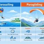 parasailing vs paragliding