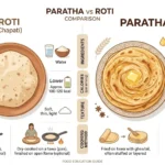 paratha vs roti
