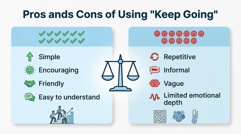 Pros and Cons of Using “Keep Going”