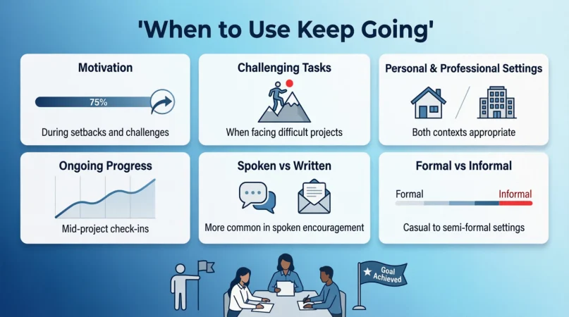 When to Use “Keep Going”